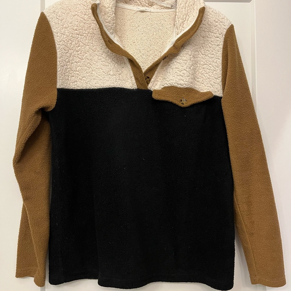 Donni tri fleece pullover